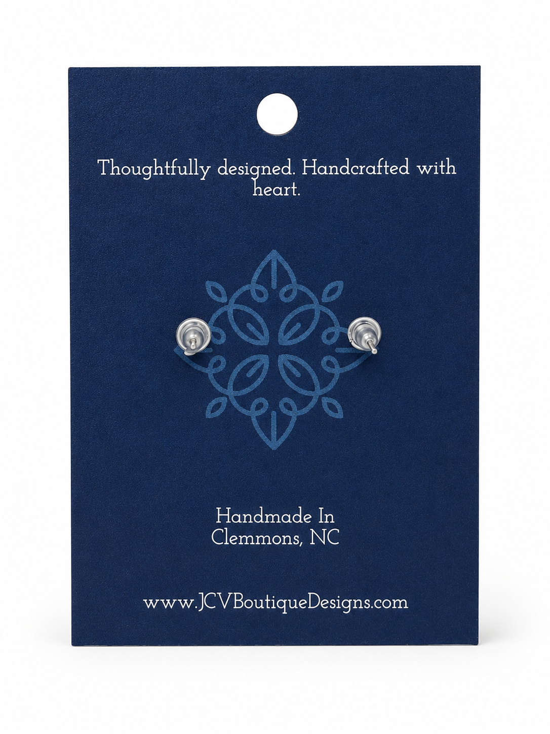 Back of Dangle Earrings card