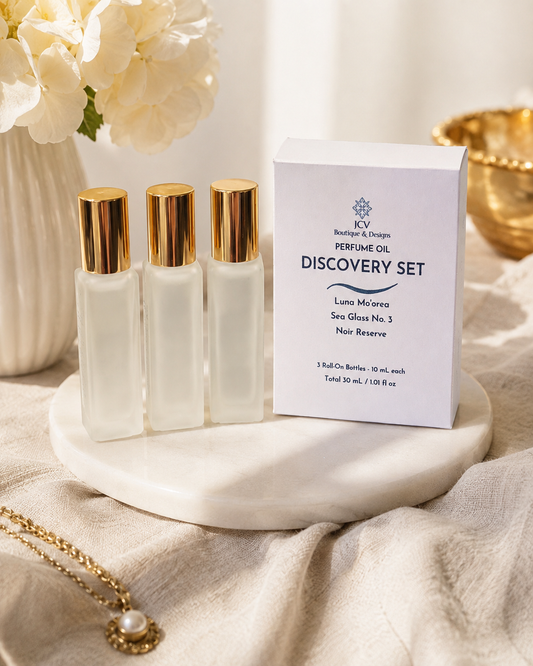 Perfume Oil Discovery Trio — 3 × 10 mL Roll-Ons