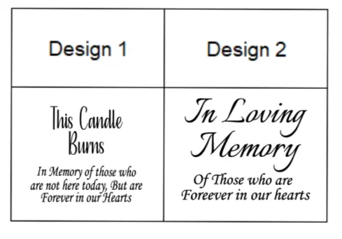 Acrylic Wedding Memorial Sign - Modern Script Remembrance Display