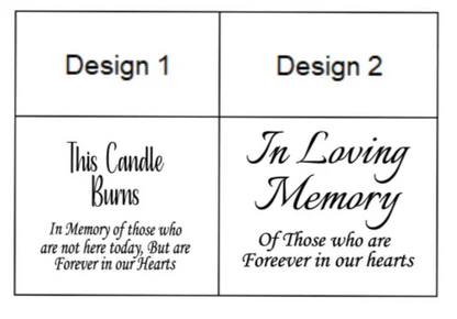 Acrylic Wedding Memorial Sign - Modern Script Remembrance Display