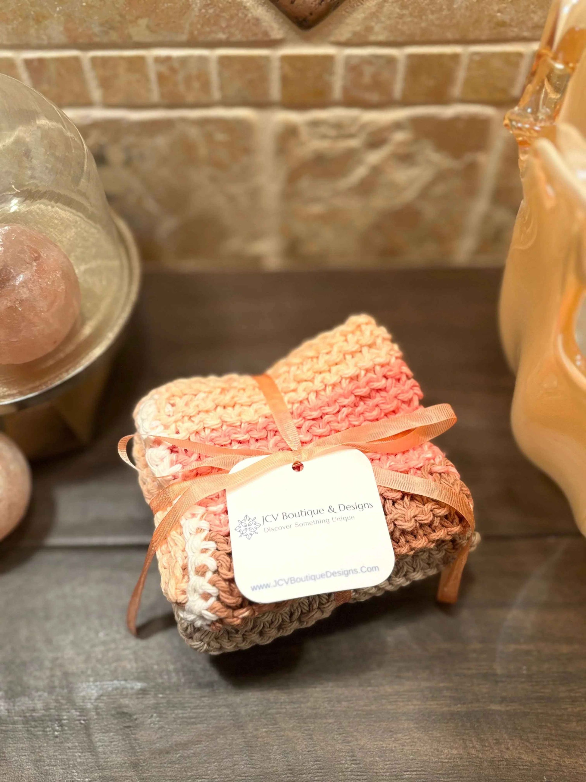 Handmade Cotton Cloths - The Sun-Kissed Terracotta Trio