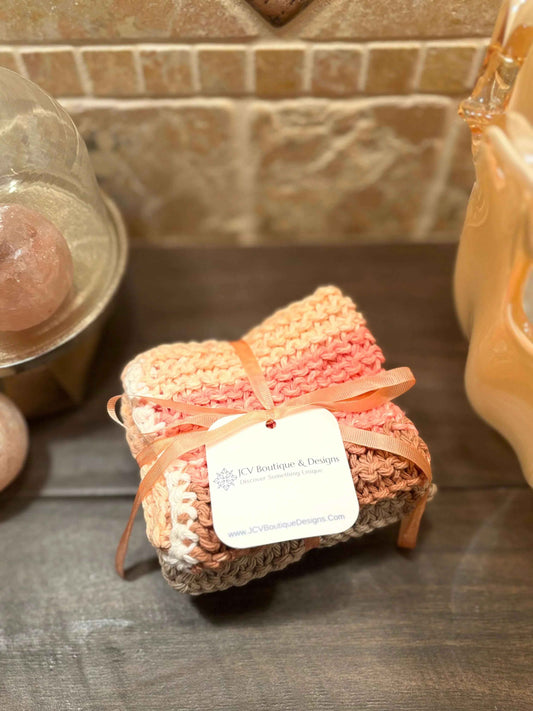 Handmade Cotton Cloths - The Sun-Kissed Terracotta Trio
