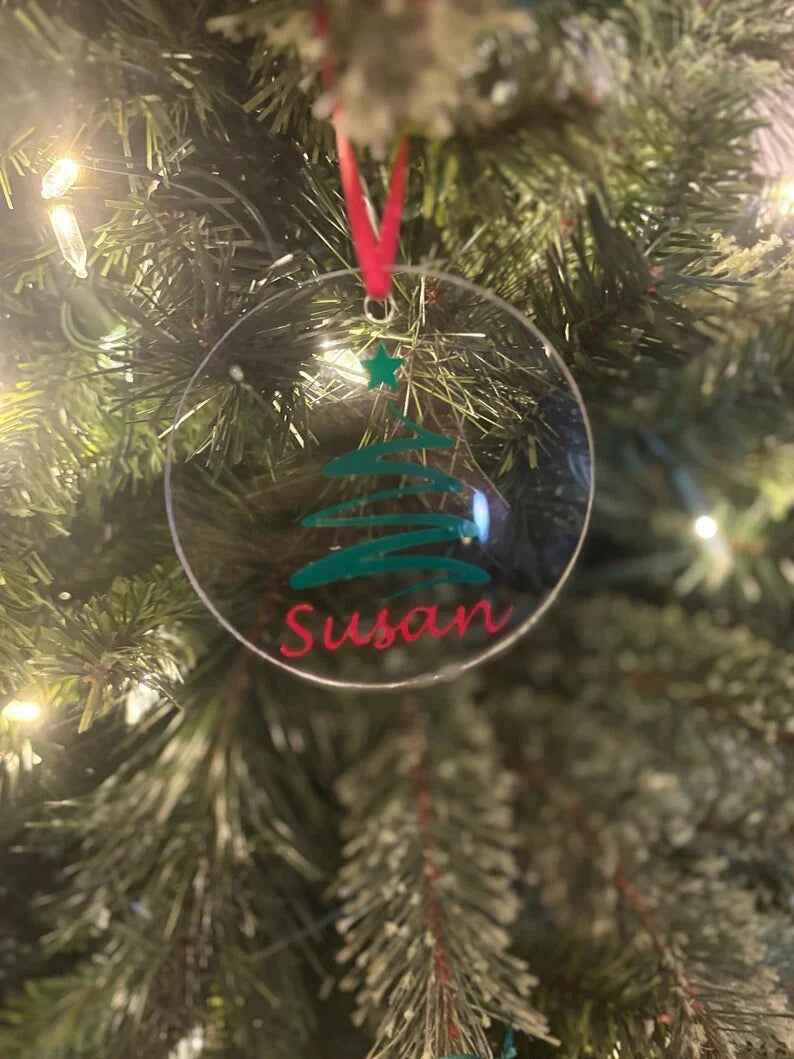 Personalized Acrylic Christmas Ornament