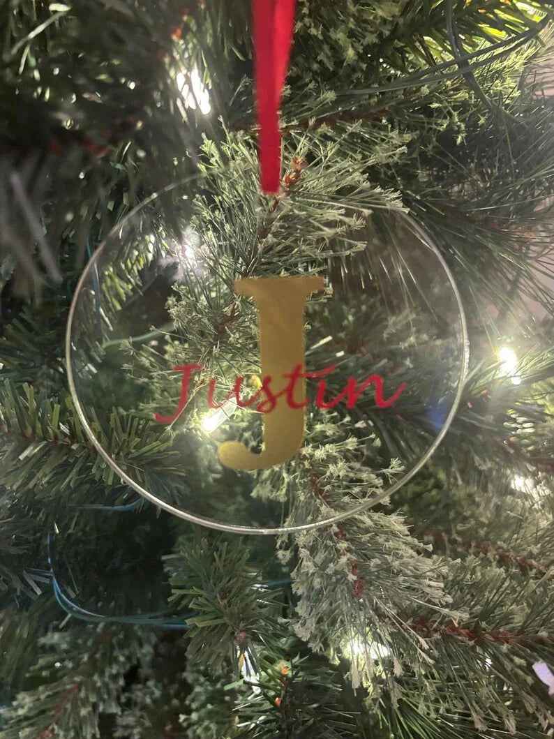 Personalized Acrylic Christmas Ornament