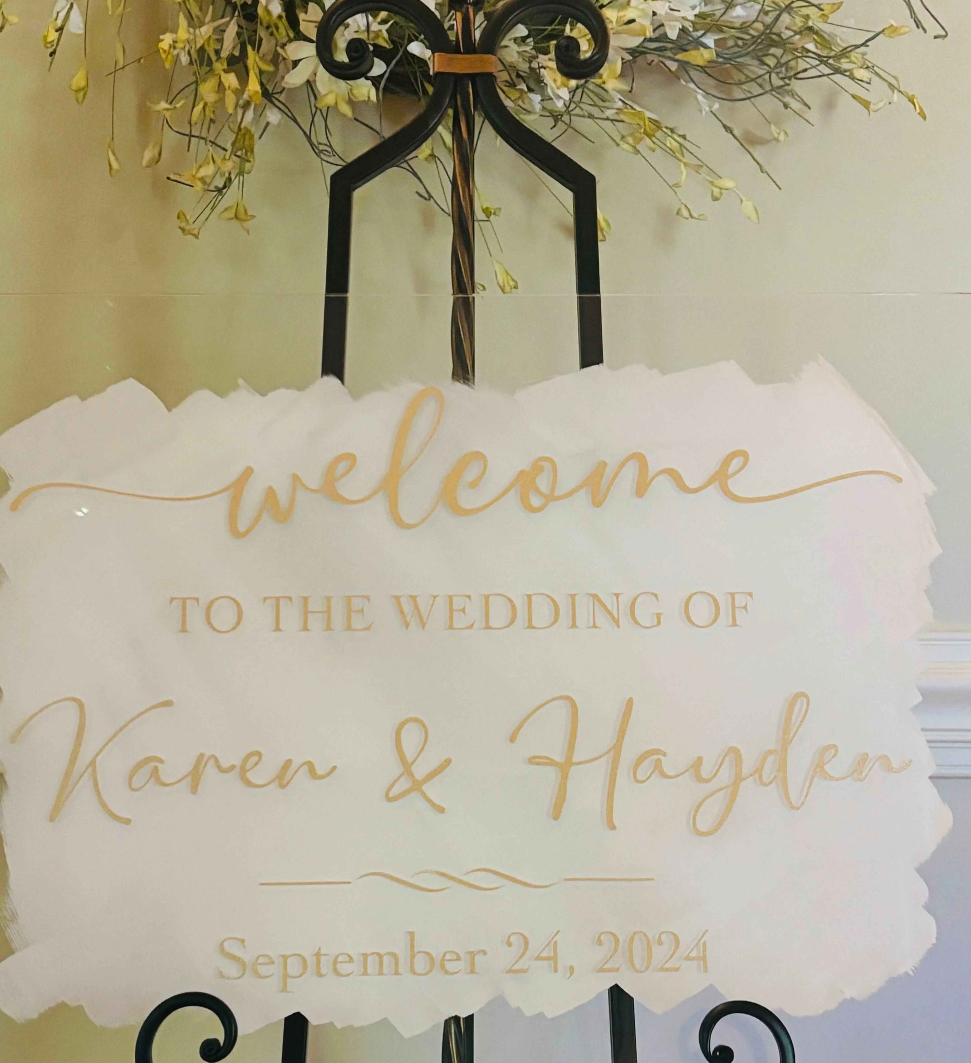 Personalized Wedding Sign
