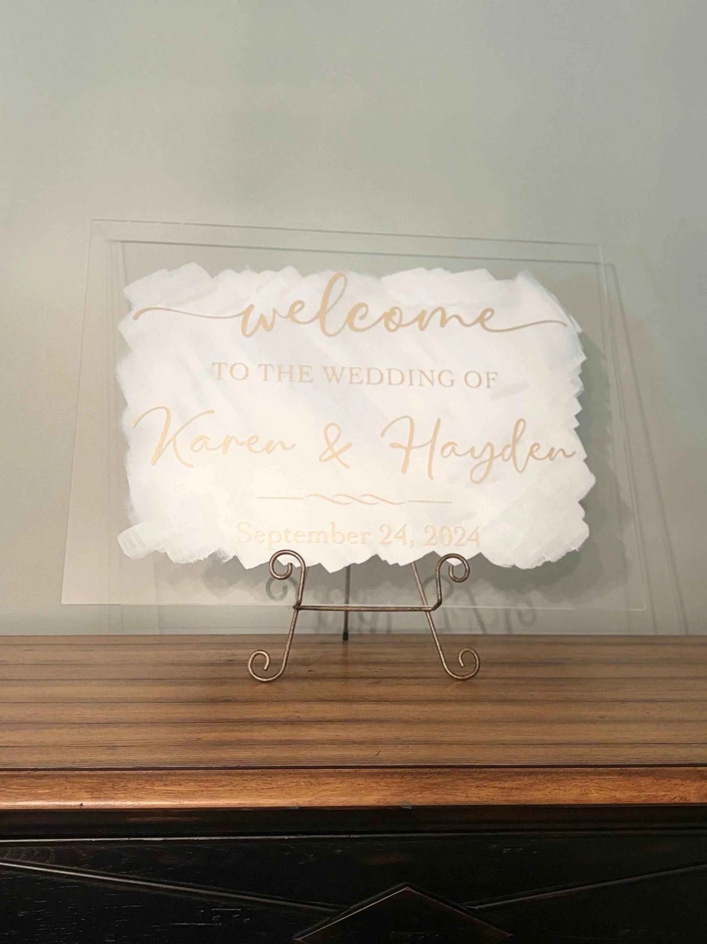 Personalized Wedding Sign