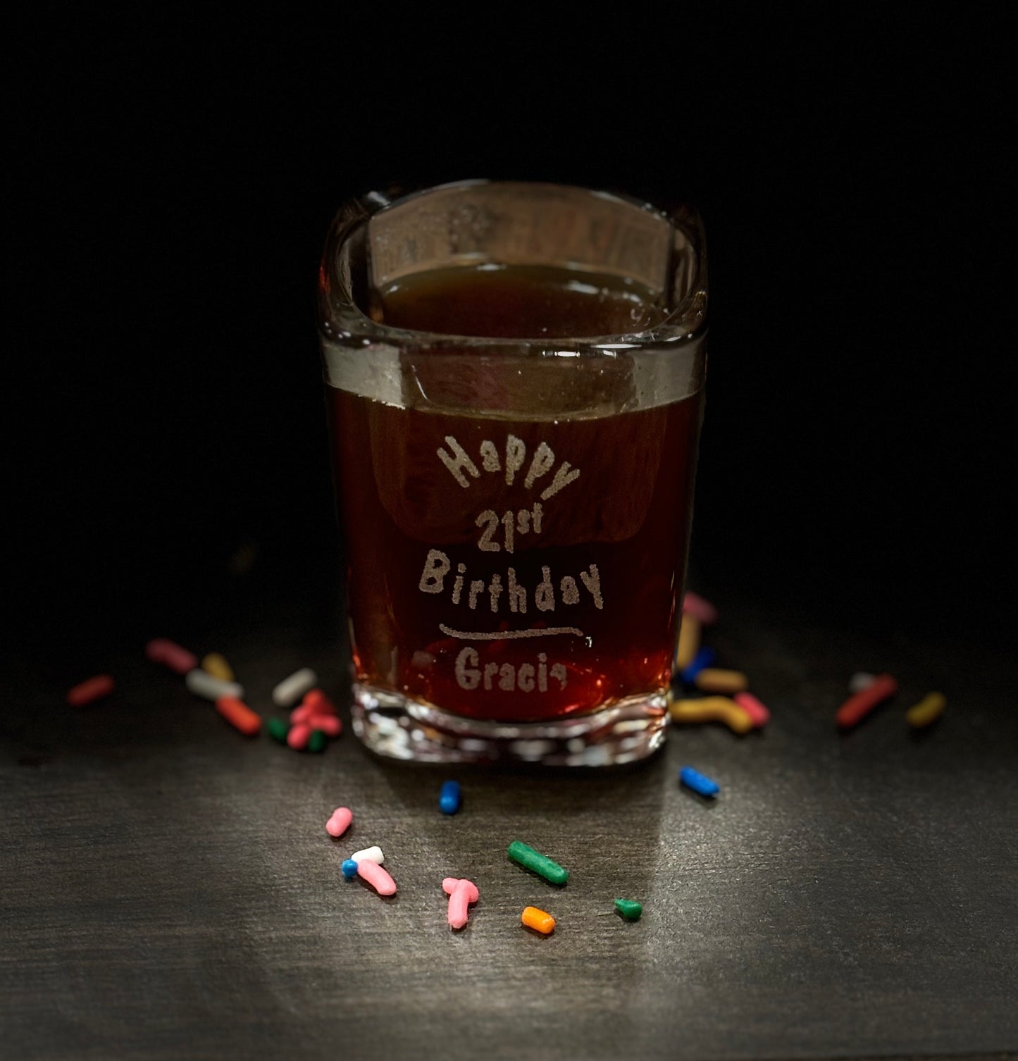Personalized Precision Engraved Shot Glass