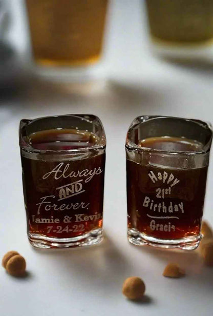 Personalized Precision Engraved Shot Glass
