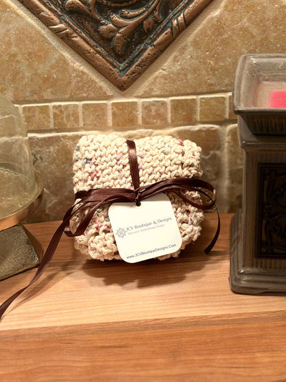 Handmade Cotton Cloths - The Cozy Tweed Trio