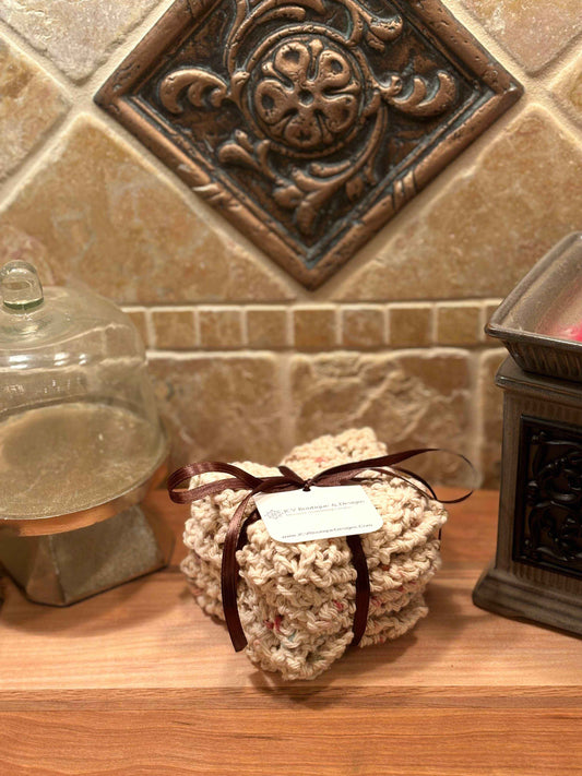 Handmade Cotton Cloths - The Cozy Tweed Trio