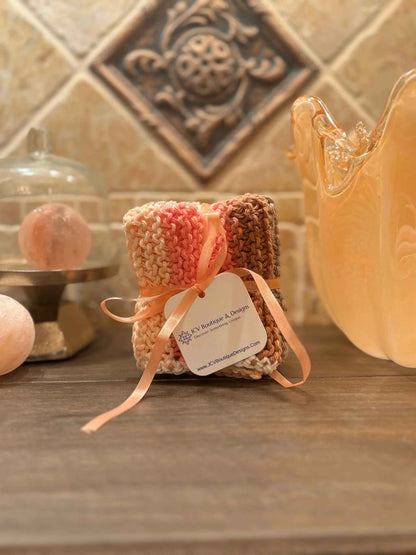 Handmade Cotton Cloths - The Sun-Kissed Terracotta Trio