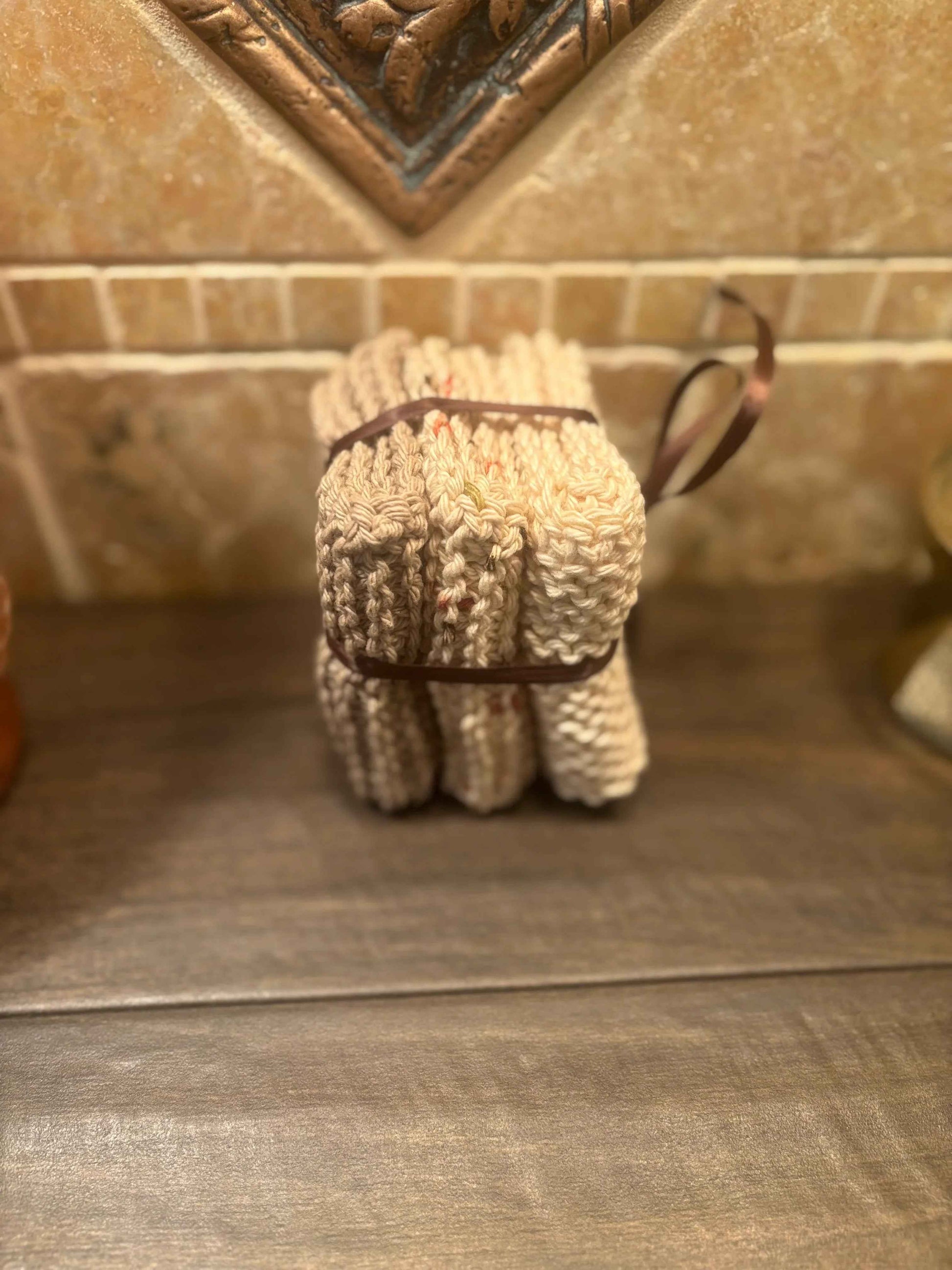Handmade Cotton Cloths - The Autumn Fleck Trio