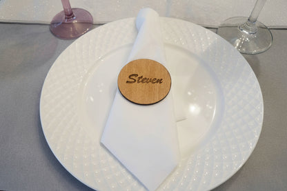 Personalized Wooden Table Place Card
