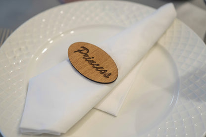 Personalized Wooden Table Place Card