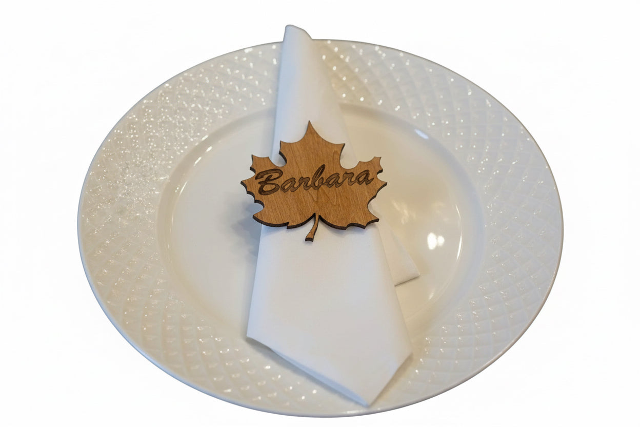 Personalized Wooden Table Place Card