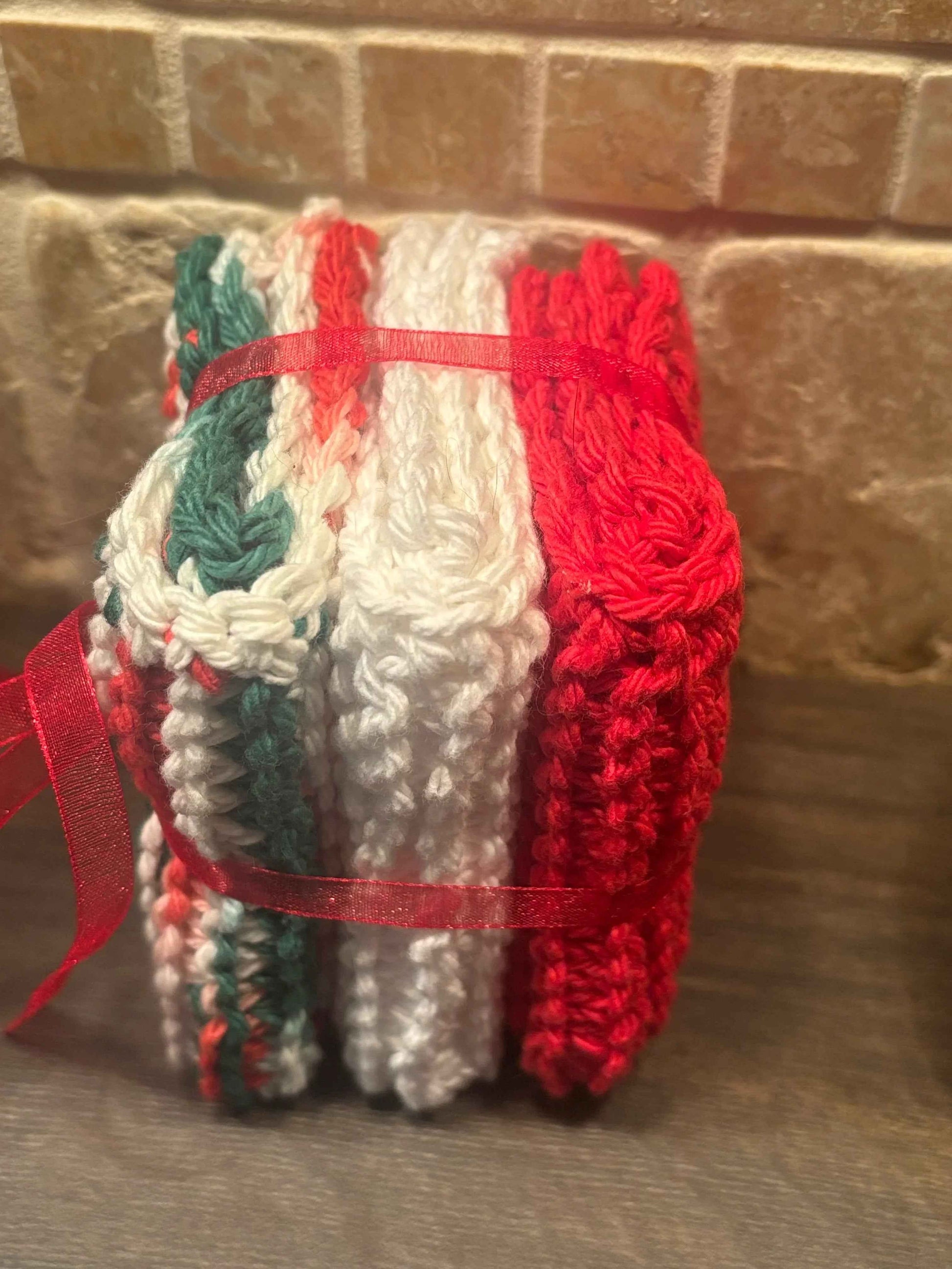 Handmade Cotton Cloths - The Holiday Cheer Trio