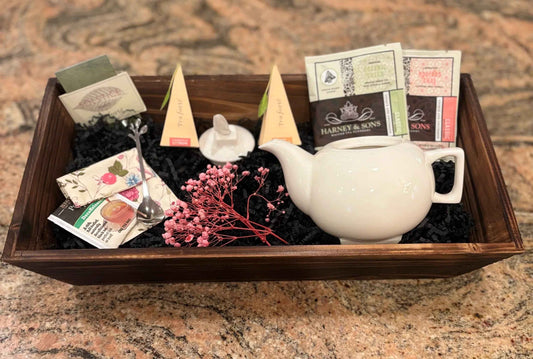 TeaForte Solstice Teapot Gift Basket