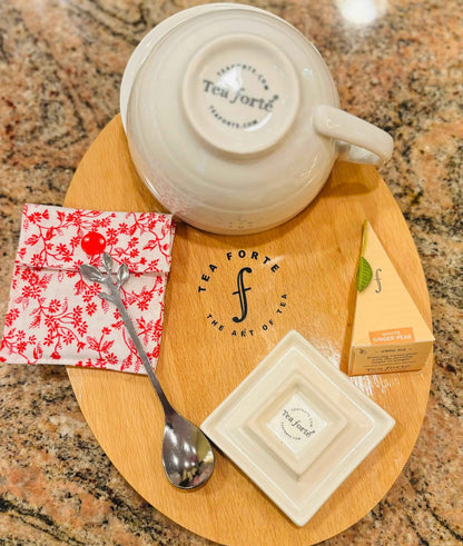 TeaForte Cafe Tea Cup Gift Basket
