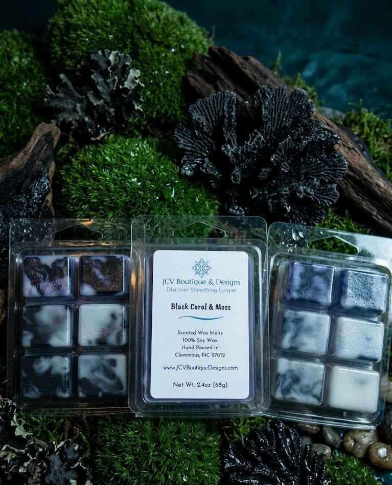 Black Coral & Moss Premium Soy Wax