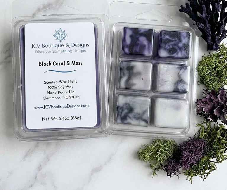 Black Coral & Moss Premium Soy Wax