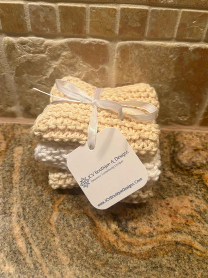 Handmade Cotton Cloths - The Warm Linen Trio