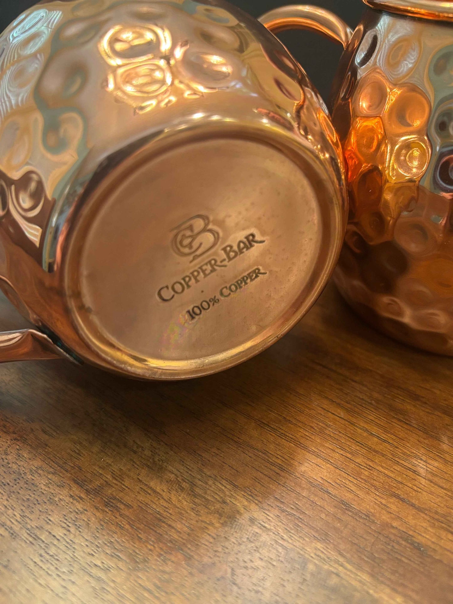 Premium 100 Copper Moscow Mule Cocktail Gift Set