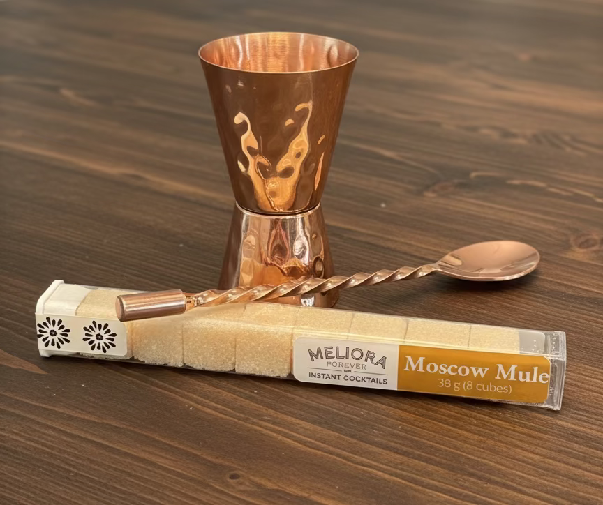 Premium 100 Copper Moscow Mule Cocktail Gift Set