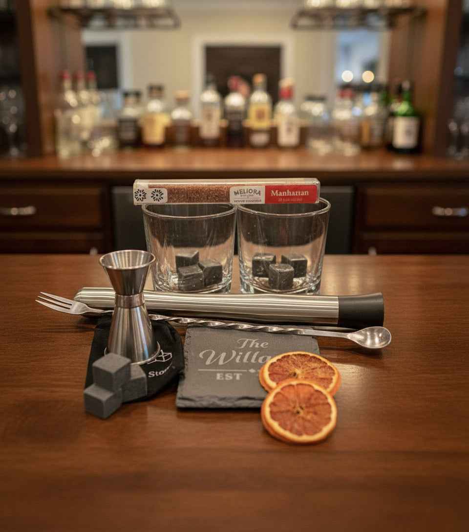 Personalized Old Fashion or Manhattan Gift Box