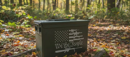 Personalized .50 Cal Ammo Can Whiskey Gift Box