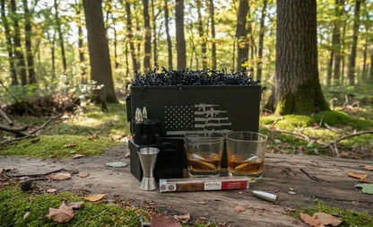 Personalized .50 Cal Ammo Can Whiskey Gift Box