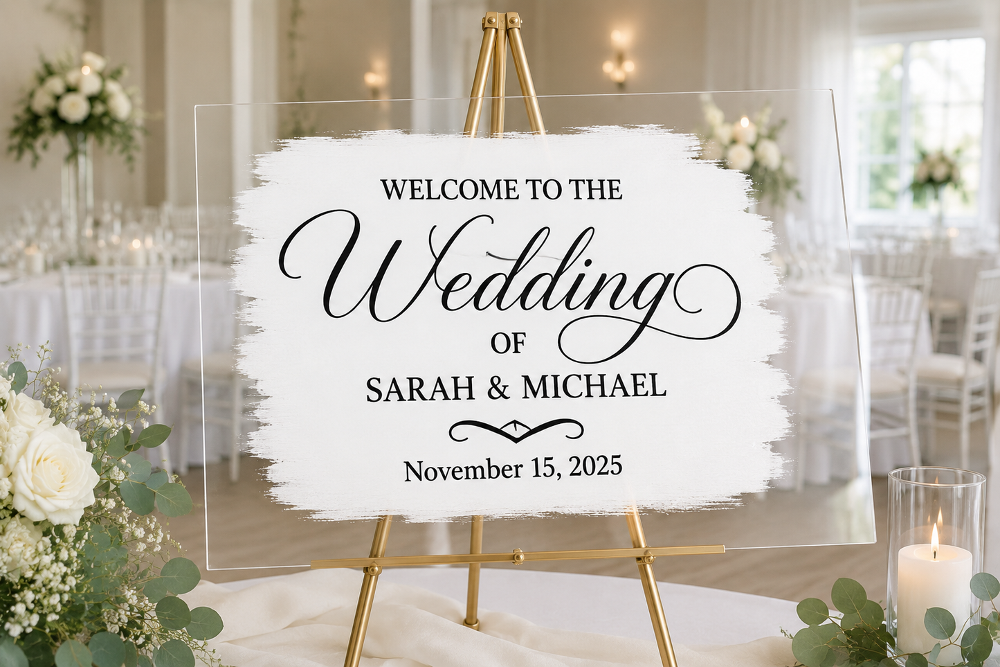 Personalized Wedding Sign