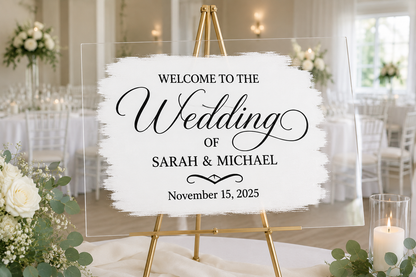 Personalized Wedding Sign