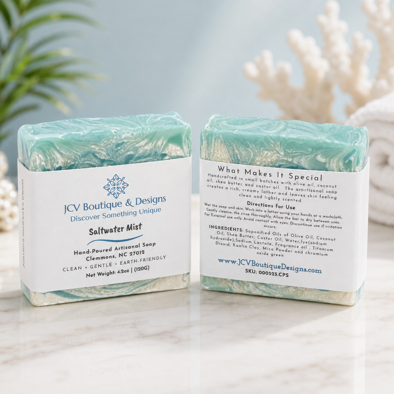 Saltwater Mist Artisan Bar Soap