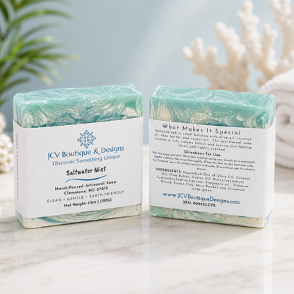 Saltwater Mist Artisan Bar Soap