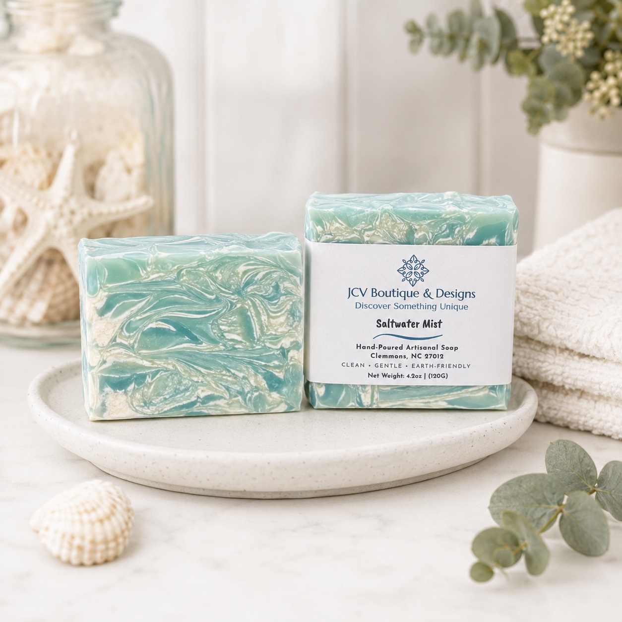 Saltwater Mist Artisan Bar Soap