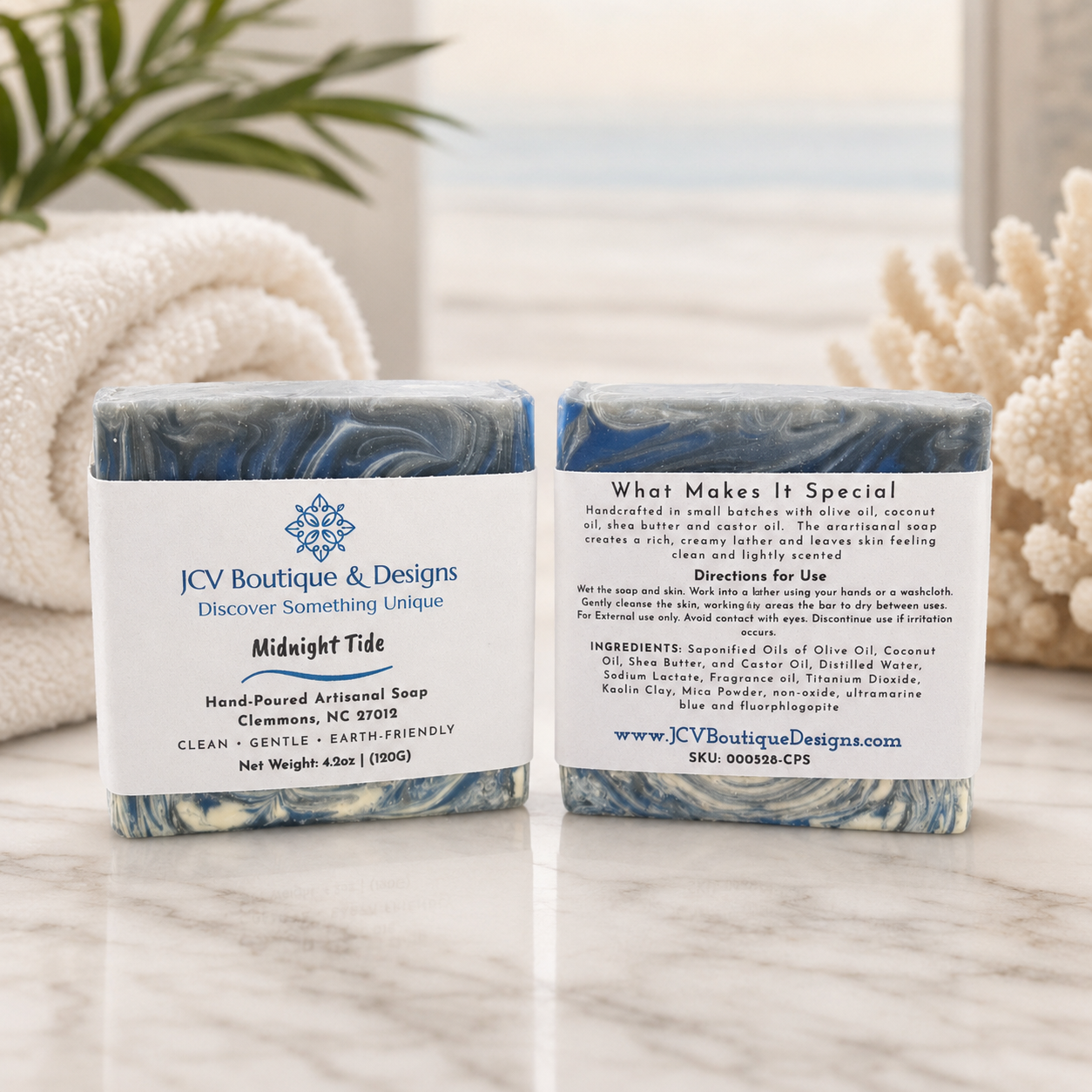 Midnight Tide Artisan Bar Soap