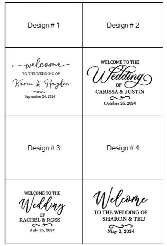 Personalized Wedding Sign